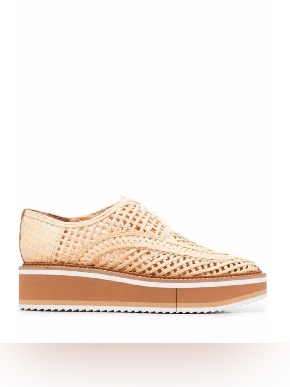 Robert Clergerie Lace Up Lattic Oxford Shoes Size 6